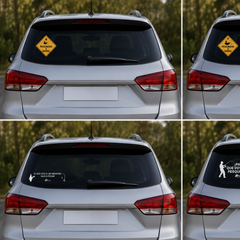 Pegatinas de Coche "Orgullo Pescador" PEGC