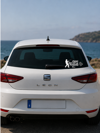Pegatinas de Coche "Orgullo Pescador" PEGC